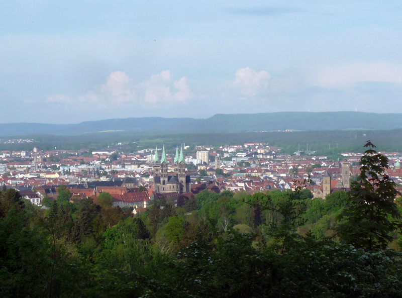 Aussicht auf Bamberg von Wildensorg aus