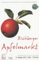 Plakat Apfelmarkt Bischberg 2013