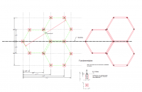 Grundriss Bienen-InfoWabe