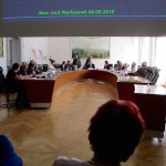 Großer Sitzungssaal Rathaus Bamberg mit Bau- und Werkssenat