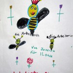 Kinderzeichnung Biene von Jessica