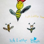 Kinderzeichnung Biene von Jessica