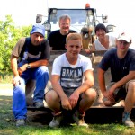 Gruppenbild mit Raab-Bauleuten und Initiatoren BLIB