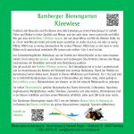Tafel "Kleewiese" des Bamberger Bienengartens