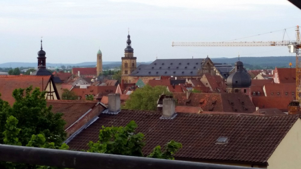 Blick vom Stephanshof auf Bamberg