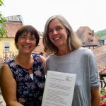 Bienenpatin Michaela Them, Übergabe der Bienenpatenurkunde