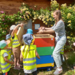 Besuch der Biberbande Johanniter-Kindergarten im Bienengarten