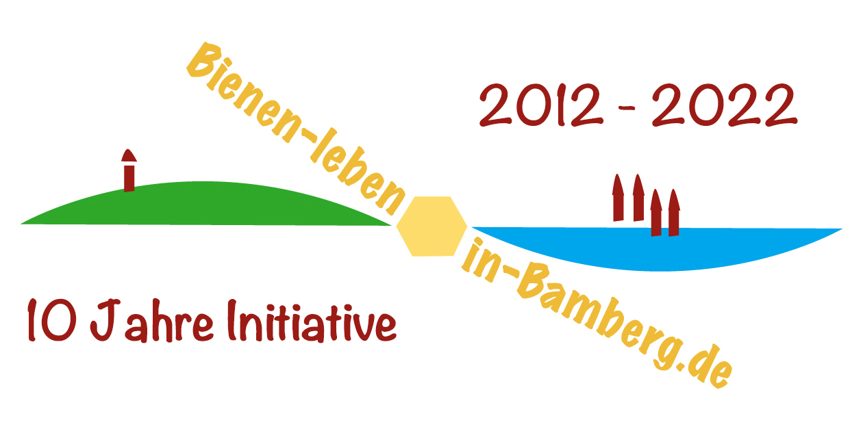 Logo BLIB, Jubiläum 10 Jahre Bienen-leben-in-Bamberg.de