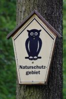 Schild Naturschutzgebiet by pixaby
