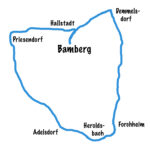 Teilnehmerwohnorte, Radius,Einzugsbereich AK23