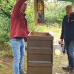 Honigernte Sternwarte (AK23, Modul 7, Imkerkurs für Anfänger von Bienen-leben-in-Bamberg.de)