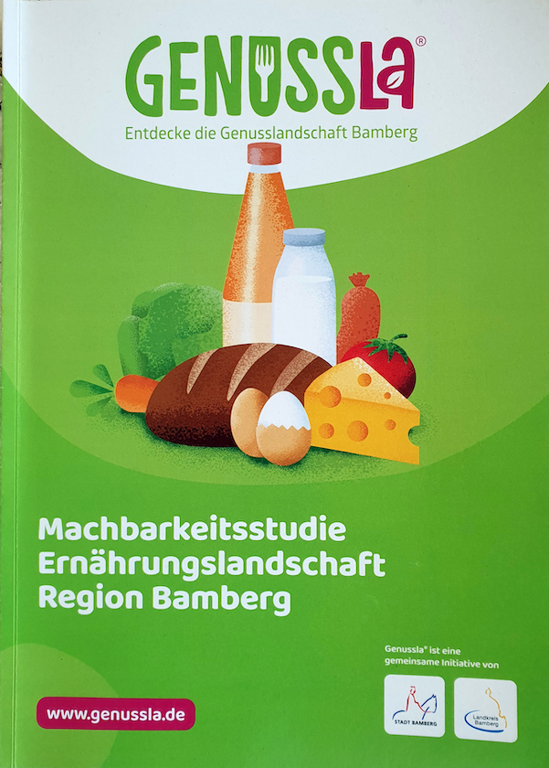 Cover Broschüre Machbarkeitsstudie Ernährungslandschaft Region Bamberg