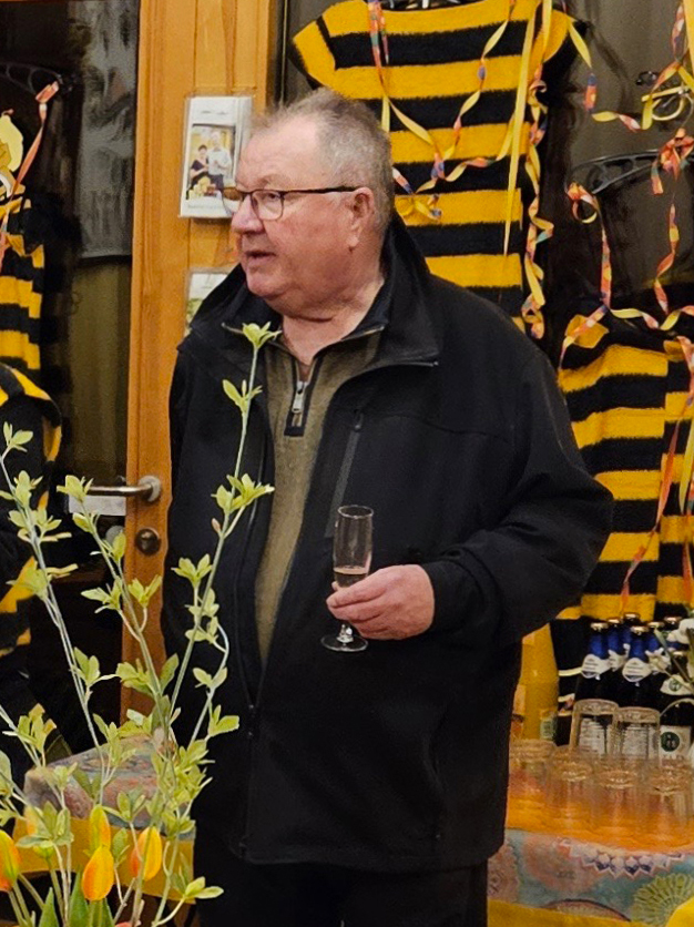 Dankesfeier für Unterstützer von Gartenhaus und PVA an der Bienen-InfoWabe, 02.02.2024
