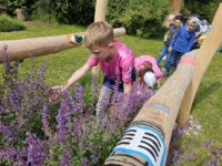 Grundschule Strullendorf, Klasse 1/2f zum Schulbienen-Unterricht in der Bienen-InfoWabe, Bienen-leben-in-Bamberg.de