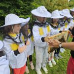 Grundschule Strullendorf, Klasse 1/2f zum Schulbienen-Unterricht in der Bienen-InfoWabe, Bienen-leben-in-Bamberg.de