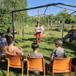 Rupprechtschule Bamberg, 1.-3. Klasse (Lesepatengruppe) in Koop. Carithek/Freiwilligenzentrum zum Schulbienen-Unterricht in der Bienen-InfoWabe, Bienen-leben-in-Bamberg.de