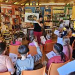 Rupprechtschule Bamberg, 1.-3. Klasse (Lesepatengruppe) in Koop. Carithek/Freiwilligenzentrum zum Schulbienen-Unterricht in der Bienen-InfoWabe, Bienen-leben-in-Bamberg.de