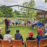 Domschule Bamberg, Klasse 2a zum Schulbienen-Unterricht / Schulbienenführung in der Bienen-InfoWabe, Bienen-leben-in-Bamberg.de