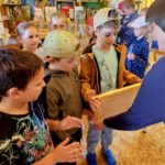 Grundschule Scheßlitz, Klasse 2b zum Schulbienen-Unterricht / Schulbienenführung in der Bienen-InfoWabe, Bienen-leben-in-Bamberg.de