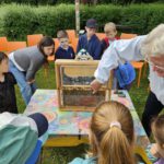 Rupprecht-Grundschule Bamberg, Klasse 2b zum Schulbienen-Unterricht / Schulbienenführung in der Bienen-InfoWabe, Bienen-leben-in-Bamberg.de