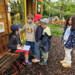 Rupprecht-Grundschule Bamberg, Klasse 2b zum Schulbienen-Unterricht / Schulbienenführung in der Bienen-InfoWabe, Bienen-leben-in-Bamberg.de