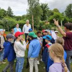 Domschule Bamberg, Klasse 2a zum Schulbienen-Unterricht / Schulbienenführung in der Bienen-InfoWabe, Bienen-leben-in-Bamberg.de