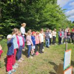 Grundschule Scheßlitz, Klasse 2b zum Schulbienen-Unterricht / Schulbienenführung in der Bienen-InfoWabe, Bienen-leben-in-Bamberg.de