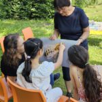 Schulbienenführung / Schulbienen-Unterricht zur Stärkung geflüchteter Kinder und Jugendlicher / Initiative Bienen-leben-in-Bamberg.de
