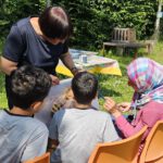 Schulbienenführung / Schulbienen-Unterricht zur Stärkung geflüchteter Kinder und Jugendlicher / Initiative Bienen-leben-in-Bamberg.de