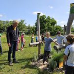 Schulbienenführung / Schulbienen-Unterricht im Ferienprogramm für den Offenen Ganztag (OGS) Grundschule Gaustadt. / Initiative Bienen-leben-in-Bamberg.de