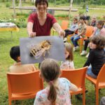 Rupprecht-Grundschule Bamberg, Klasse 2a zum Schulbienen-Unterricht / Schulbienenführung in der Bienen-InfoWabe, Bienen-leben-in-Bamberg.de