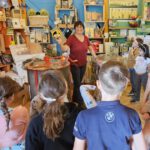 Rupprecht-Grundschule Bamberg, Klasse 2a zum Schulbienen-Unterricht / Schulbienenführung in der Bienen-InfoWabe, Bienen-leben-in-Bamberg.de