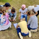 Grundschule Scheßlitz, Klasse 2a zum Schulbienen-Unterricht / Schulbienenführung in der Bienen-InfoWabe, Bienen-leben-in-Bamberg.de