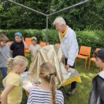 Grundschule Scheßlitz, Klasse 2a zum Schulbienen-Unterricht / Schulbienenführung in der Bienen-InfoWabe, Bienen-leben-in-Bamberg.de