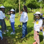 Schulbienenführung / Schulbienen-Unterricht zur Stärkung geflüchteter Kinder und Jugendlicher / Initiative Bienen-leben-in-Bamberg.de