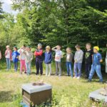 Grundschule Scheßlitz, Klasse 2a zum Schulbienen-Unterricht / Schulbienenführung in der Bienen-InfoWabe, Bienen-leben-in-Bamberg.de