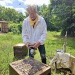 Grundschule Scheßlitz, Klasse 2a zum Schulbienen-Unterricht / Schulbienenführung in der Bienen-InfoWabe, Bienen-leben-in-Bamberg.de