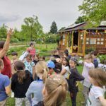 Rupprecht-Grundschule Bamberg, Klasse 2a zum Schulbienen-Unterricht / Schulbienenführung in der Bienen-InfoWabe, Bienen-leben-in-Bamberg.de