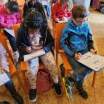 Rupprecht-Grundschule Bamberg, Klasse 2d zum Schulbienen-Unterricht / Schulbienenführung in der Bienen-InfoWabe, Bienen-leben-in-Bamberg.de