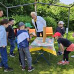 Schulbienenführung / Schulbienen-Unterricht im Ferienprogramm für den Offenen Ganztag (OGS) Grundschule Gaustadt. / Initiative Bienen-leben-in-Bamberg.de
