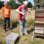 Ak25, Modul 7: Ernte Bamberger Lagenhonig, Standort Bughof am 05.07.2025 / Imkeranfängerkurs von Bienen-leben-in-Bamberg.de
