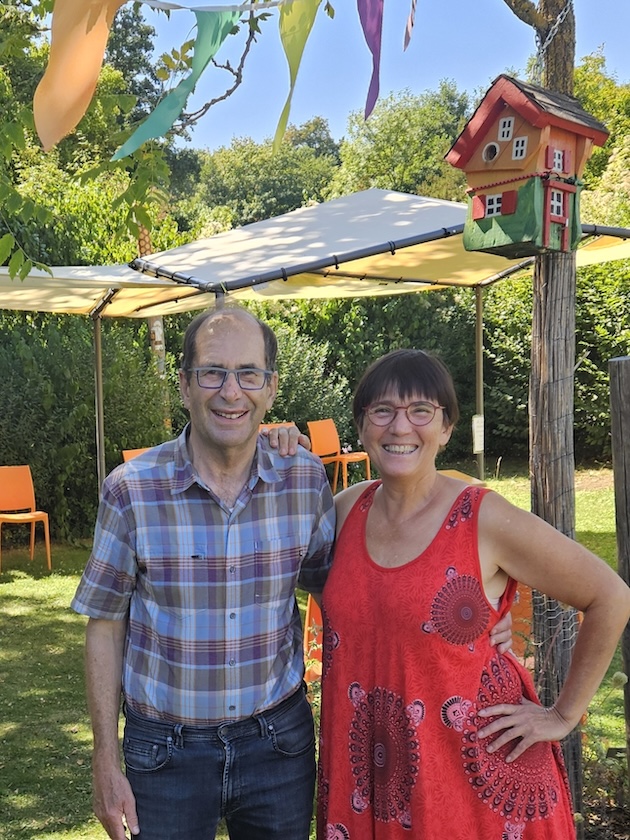 Besuch von Bienenpate Anton Hepple zur BIWa-Sonntagsöffnung 