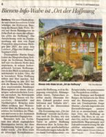 Pressemeldung "Ort der Hoffnung" im Fränkischen Tag (FT) vom 05.09.2025; Autorin: Ilona Munique