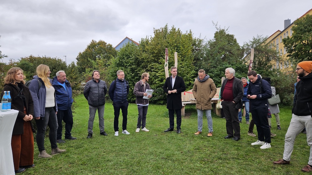 Einweihung Heidelsteigpark im Bamberger Osten, hervorgegangen aus dem Modellprojekt "MitmachKlima"