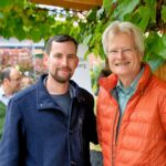 Olaf Seifert und Reinhold Burger, "Das etwas andere Erntedankfest" am 12.10.2025 in der Bio-Gärtnerei Niedermaier mit Gastgeber KEB, Katholische Erwachsenenbildung BA-FO-ERH, Foto: Heinrich Kolb, Bamberg