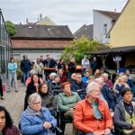 Podiumsdiskussion anlässlich "Das etwas andere Erntedankfest" am 12.10.2025 in der Bio-Gärtnerei Niedermaier mit Gastgeber KEB, Katholische Erwachsenenbildung BA-FO-ERH, Foto: Heinrich Kolb, Bamberg