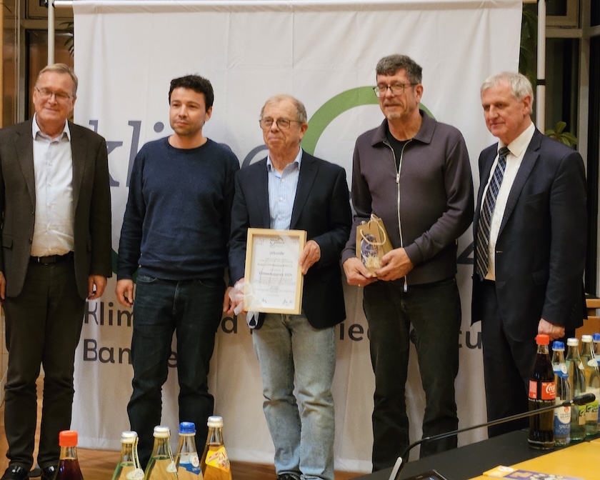 Vergabe Klimaschutzpreis 2025 Klimaallianz Bamberg