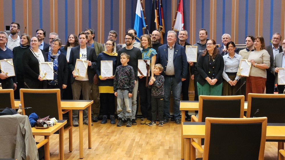 Vergabe Klimaschutzpreis 2025 Klimaallianz Bamberg