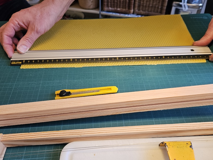 Vertiefungsseminar / Workshop Wachsgießen, Wachsverarbeitung (Mittelwände) und Einlöten / Bienen-leben-in-Bamberg.de