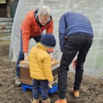 Einzug Bienenvolk von Bienen-leben-in-Bamberg.de zur Bio-Gärtnerei Niedermaier